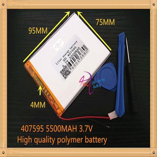 배터리 5500mAH 리튬 이온 태블릿 pc 배터리 789 인치 태블릿 PC ICOO 3.7V 폴리머 리튬 이온 배터리 고품질