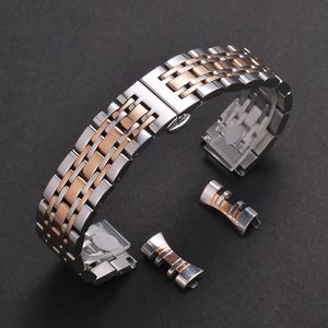 STAINLESS STEEL STRAP BUTTERFLY DEPLOYMENT CLASP 12 14 16 18MM 20MM 22MM 24MM 26MM ARC-SHAPED END