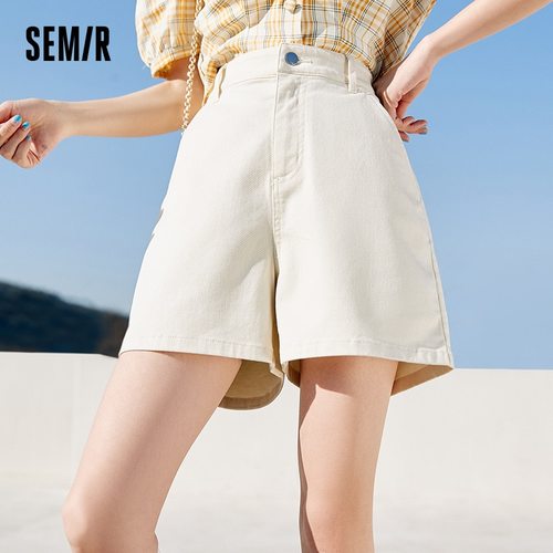 SEMIR 캐주얼 반바지 여자 패션 A 라 슬림하고 높은 스트레치 데님  SUMMER NEW SHORT PANTS