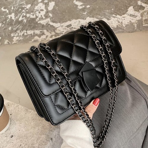 여성을위한 소프트 PU 가죽 CROSSBODY 가방 2021  디자이너 단색 간단한 패션 숄더 레이디 럭셔리 소형 핸드백