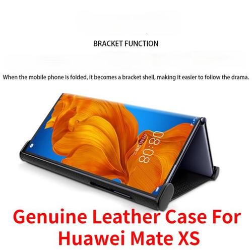 Huawei XS 케이스 용 고품질 일반 천연가죽 백 5G