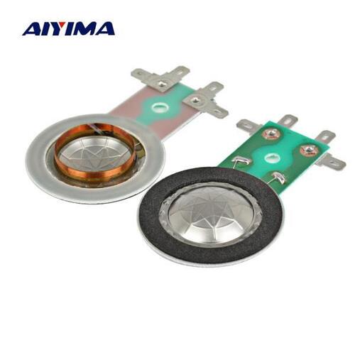 AIYIMA 2 25.5MM 고음 음성 코일 티타늄 다이어프램 호른  필름 스피커 트위터 음성 코일 DIY 스피커 수리