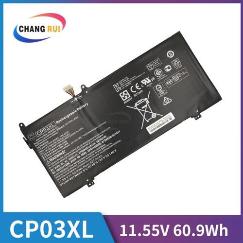 Croc-CP03XL 60Wh 예비 노트북 배터리 HP Spectre 13-ae x360 929072-855 CP03060XL, 충전식 리튬 이온 배터리